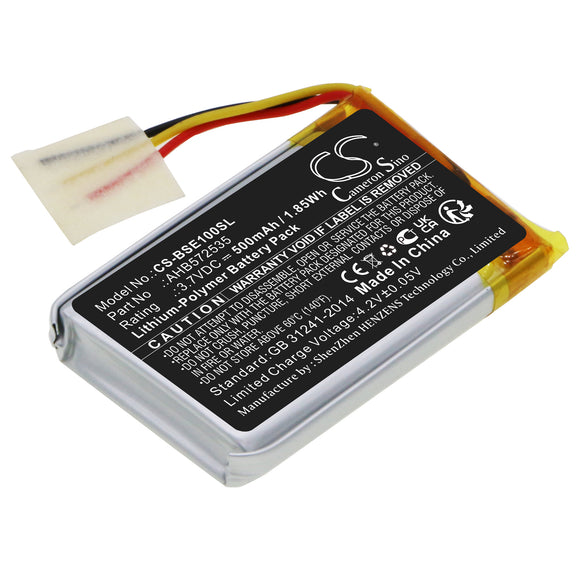 Battery for Bose Sport Earbuds Charging Base  AHB572535 3.7V Li-Polymer 500mAh /