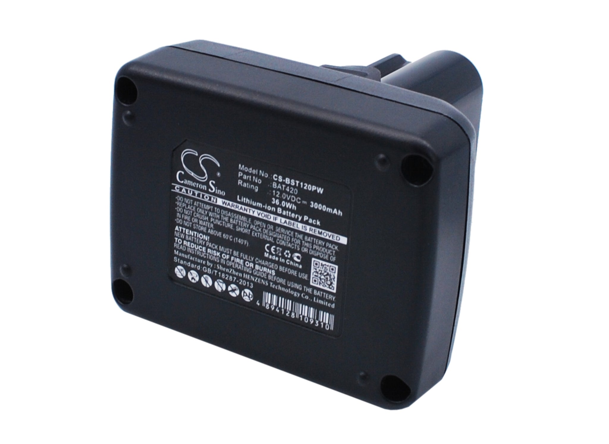 Battery for Bosch All 12V MAX Pod Battery Style BAT412 BAT414