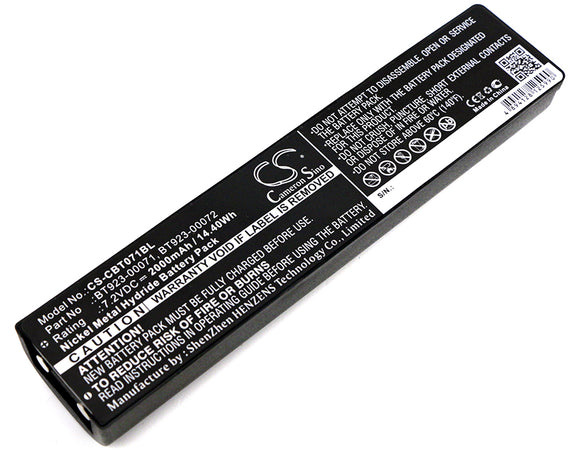 Battery for Cattron Theimeg Handy BT923-00071, BT923-00072 7.2V Ni-MH 2000mAh / 