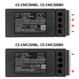 Battery for Cavotec MC-3000 M5-1051-3600 7.4V Li-ion 2600mAh / 19.24Wh