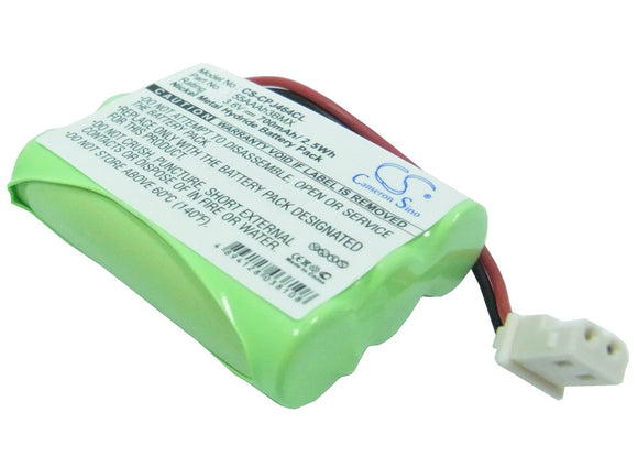 Battery for Audiovox TL9035 AP55AAAH3 3.6V Ni-MH 700mAh / 2.52Wh