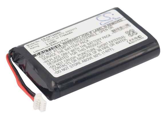 Battery for Crestron TPMC-4XG 6502313, TPMC-4XG-BTP 3.7V Li-ion 1700mAh / 6.29Wh