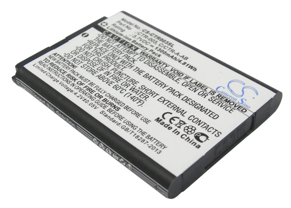 Battery for Nintendo JAN-001 C/CTR-A-AB, CTR-003 3.7V Li-ion 1300mAh / 4.81Wh