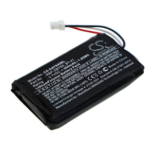 Battery for Datalogic RBP-6400 128004100, BT-41, RBP-DBT6X 3.7V Li-Polymer 500mA