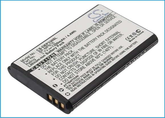 Battery for AEG Fono 3 BP-MPB16, DR11-2009, DR6-2009 3.7V Li-ion 1200mAh / 4.44W