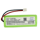 Battery for Educator 1202AReceiver GPRHC043M032 4.8V Ni-MH 300mAh / 1.44Wh