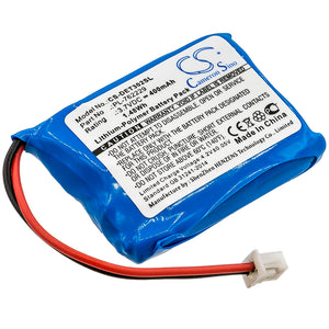 Battery for Educator ET-402Receiver PL-762229, V2015-E05 3.7V Li-Polymer 400mAh 