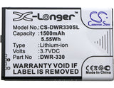 Battery for D-Link DWR-330 DWR-330 3.7V Li-ion 1500mAh / 5.55Wh