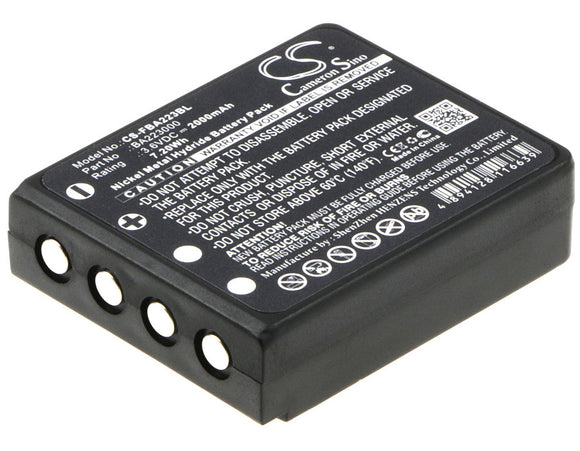 Battery for HBC Radiomatic Linus 4 BA223000, BA223030, FUB6 3.6V Ni-MH 2000mAh /