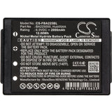 Battery for HBC Spectrum B 005-01-00615, BA205000, BA205030, BA206000, BA206030,