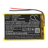 Battery for Falk FA Z10 SR454362 3.7V Li-Polymer 1400mAh / 5.18Wh