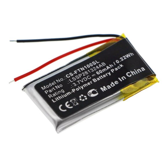 Battery for Fitbit One LSSP281324AB 3.7V Li-Polymer 60mAh / 0.22Wh