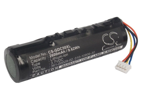 Battery for Garmin TT10 Dog Device 010-10806-30, 010-11828-03, 361-00029-02 3.7V