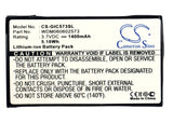 Battery for Gigabyte GC-RAMDISK 1.2 WDM060602573 3.7V Li-ion 1400mAh