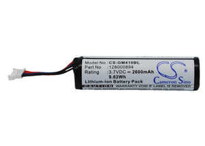 Battery for Datalogic GM4130 BT-8, RBP-4000 3.7V Li-ion 2600mAh / 9.62Wh