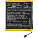 Battery for Garmin Edge 1030 361-00105-00 3.8V Li-Polymer 1950mAh / 7.41Wh