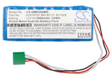 Battery for GE Esaote 92916781, 95916781 REV B, B11325, M5424, MD-BY10 12V Ni-MH