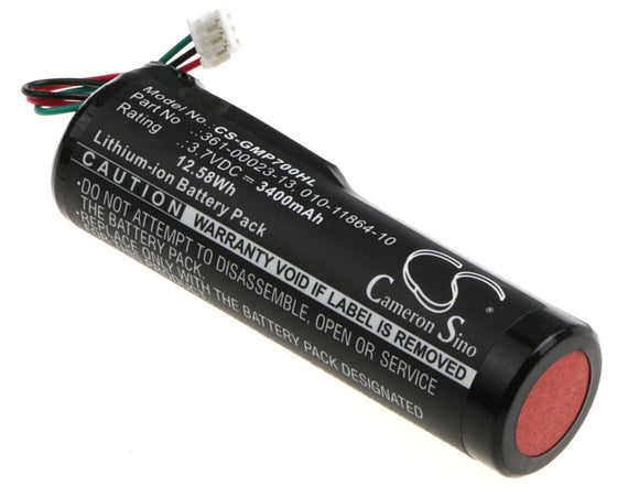 Battery for Garmin Pro handheld 010-11864-10, 361-00023-13 3.7V Li-ion 3400mAh /