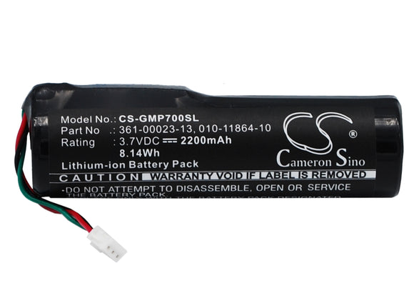 Battery for Garmin Pro handheld 010-11864-10, 361-00023-13 3.7V Li-ion 2200mAh /
