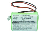 Battery for Handheld Dolphin 7300 HHP-7300-INTBAT 2.4V Ni-MH 300mAh / 0.7Wh