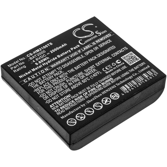 Battery for HME COM 2000 BAT2000 4.8V Ni-MH 2000mAh / 9.60Wh