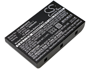 Battery for HME WS200 105G073, BAT850, G27021-1 7.2V Ni-MH 2000mAh / 14.40Wh