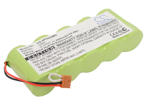 Battery for Healthdyne Smart Monitor 930S 5492 6V Ni-MH 4000mAh / 24.00Wh