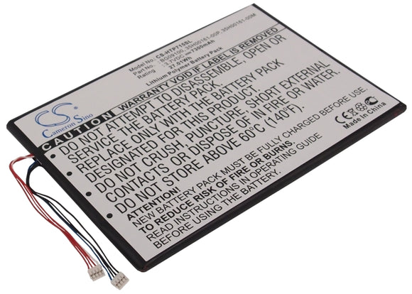 Battery for HTC Puccini 35H00161-00M, 35H00161-00P, BG09100 3.7V Li-Polymer 6800