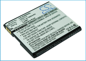 Battery for AT&T Fusion 2 HB5K1H 3.7V Li-ion 1200mAh / 4.44Wh