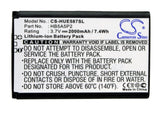 Battery for T-Mobile Sonic 4G HB5A5P2 3.7V Li-ion 2000mAh / 7.40Wh