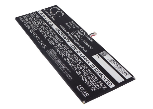 Battery for Huawei MediaPad 10 Link HB3X1 3.7V Li-Polymer 6400mAh / 23.68Wh