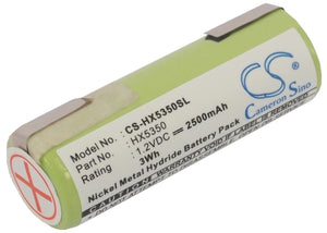 Battery for Braun 1507s 1.2V Ni-MH 2500mAh / 3.00Wh