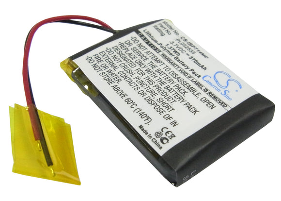 Battery for iHealth BP5 E5E45A PL052535 3.7V Li-Polymer 370mAh / 1.37Wh