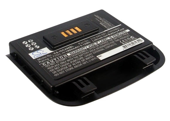 Battery for Intermec GC4460 1005AB01, 318-045-001 3.7V Li-ion 1400mAh / 5.18Wh