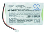 Battery for Dassault P2000 7.2V Ni-MH 1800mAh / 12.9Wh