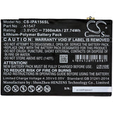 Battery for Apple MGKL2LL/A A1547 3.8V Li-Polymer 7300mAh / 27.74Wh