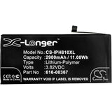 Battery for Apple MQ8F2LL/A 616-00367 3.82V Li-Polymer 2900mAh / 11.08Wh