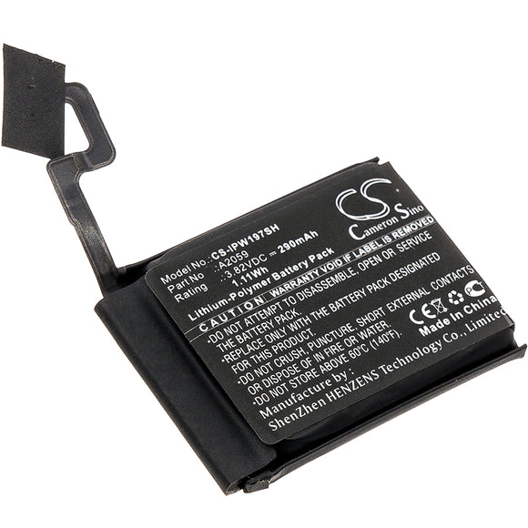 Battery for Apple Watch Series 4 44mm A2059 3.82V Li-Polymer 290mAh / 1.11Wh