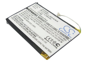 Battery for iRiver REI-iriverclix1 KEPJGJBJE, KEPJGJGAC, M1-F1228C-C 3.7V Li-Pol