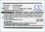 Battery for IRIS ST4ex 2010-0014 3.7V Li-ion 1000mAh