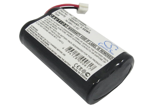 Battery for Intermec Trakker T2090 590821, 888-302-1 2.4V Ni-MH 1500mAh / 3.6Wh