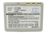 Battery for Casio IT-G500 CA60L1-G, CA60L4-G, HA-020LBAT, HA-D20BAT, HA-D20BAT-A