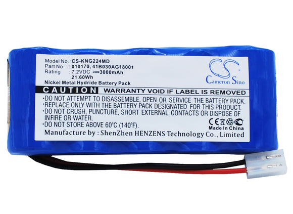 Battery for Kangaroo 324 Feeding Pump 010170, 41B030AG18001, OM10426 7.2V Ni-MH 