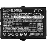 Battery for IKUSI TM61 2303691, BT06 7.2V Ni-MH 600mAh / 4.32Wh