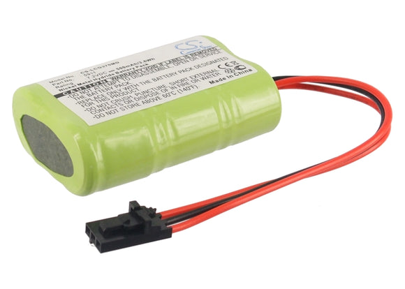 Battery for Welch-Allyn GSI 37 Tympanometer 71130 7.2V Ni-MH 500mAh / 3.60Wh