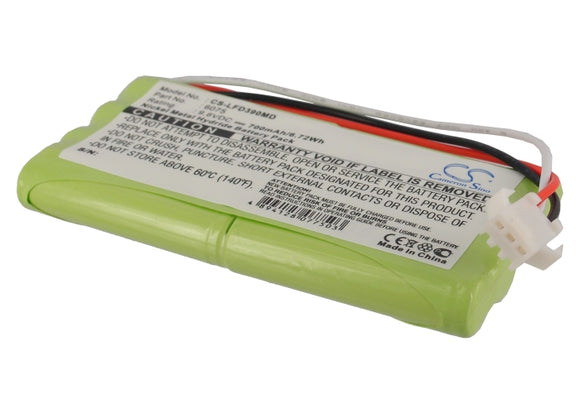 Battery for Toitu FD390 6075 9.6V Ni-MH 700mAh / 6.72Wh