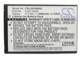 Battery for AT&T P505 3.7V Li-ion 1500mAh / 5.55Wh