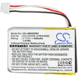 Battery for Logitech MX Master 2s 533-000120, 533-000121, AHB303450, L/N: 1412 3