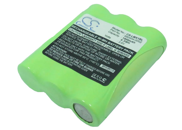 Battery for Datalogic H150AA3PF 3.6V Ni-MH 1800mAh / 6.48Wh