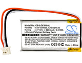 Battery for Logitech G502 533-000151 3.7V Li-Polymer 220mAh / 0.81Wh